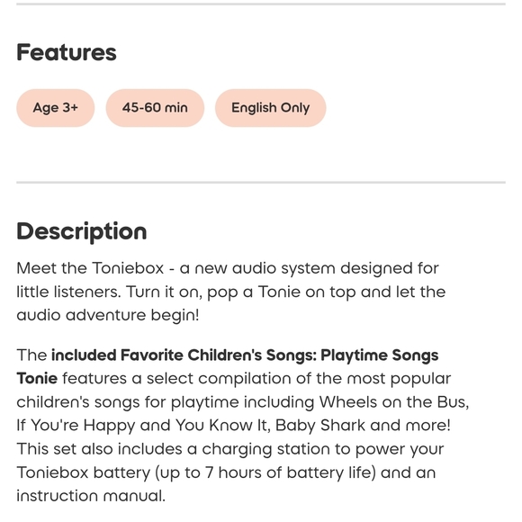 New Tonies Red Starter Set for Kids | Factory Sealed TonieBox - Picture 7 of 9